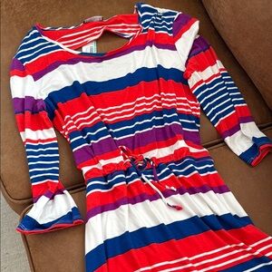 Colorful Striped Dress